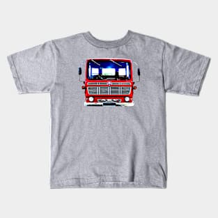 AEC Mandator classic 1970s British lorry bold red Kids T-Shirt